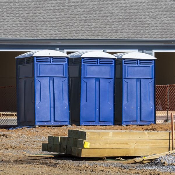 is there a specific order in which to place multiple portable toilets in Moorestown New Jersey